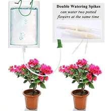 3 Pieces Automatic Plant Watering Drip Bag Irrigation Device Plant Water Drip Irrigation Kit With Adjustable Control Valve Switch For House Plants - As Pic - View 4