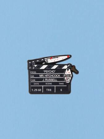 1 ชิ้น เข็มกลัดภาพยนตร์สร้างสรรค์ เครื่องประดับแฟชั่น เข็มกลัดโลหะผสมสังกะสี เครื่องประดับเครื่องประดับสำหรับทุกฤดูกาล เหมาะสำหรับเป็นของขวัญที่ระลึกสำหรับเพื่อน เครื่องประดับผู้ชาย ของขวัญ