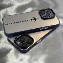 Funda de teléfono de diseño minimalista con protección mejorada contra caídas, resistencia a los golpes, cobertura completa de huellas dactilares, resistencia duradera a impactos, resistencia a las manchas y material de PC elegante, adecuada tanto para hombres como para mujeres.Aplicable a  17/17 Pro/17 Pro Max/17 Air/ 16/16 Pro/16 Pro Max/16 Plus/ 15/15 Pro Max/15 Pro/15 Plus/ 14/14 Pro/14 Plus/14 Pro Max/ 13/13 Pro/13 Pro Max/12/12 Pro/12 Pro Max/11/11 Pro/11 Pro Max/XR/X/XS/XS Max Es el regalo de cumpleaños perfecto para novias, novios, esposos, esposas, amigos, o para uno mismo, innovador y a la moda, adecuado tanto para hombres como para mujeres. - Negro 2933 - Ver 2