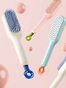 Luxury Smooth Expandable Plastic Magic Hair Brush, Used For Cleaning Hair And Scalp Without Damaging Hair. This Anti-Static Hair Brush Can Make Hair Smooth And Suitable For Household Use. - Multicolor - View 12