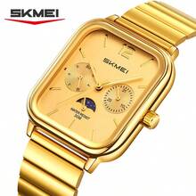 Skmei 2509 男女通用不锈钢电子腕表 50米防水 奢华金色数字手表 - 均碼 - 查看 13