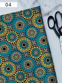 1pc Mandala Series DIY Fabric, Lightweight & Soft Polyester Fabric, Suitable For Making Tablecloths, Wall Hangings, Clothes, Bags, Dust Covers - Multicolor - View 16