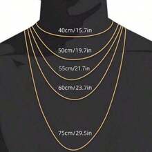 Men's Cross Pendant Necklace, Basic Style Stainless Steel Cross Necklace, Waterproof Non-Fading Jewelry, High-Quality Thin Chain Cross Pendant Necklace, Cuban Link Cross Necklace, Fashionable Stainless Steel Accessory, Gift For Him, Suitable For Daily Wear And Parties - Silver - 查看 3