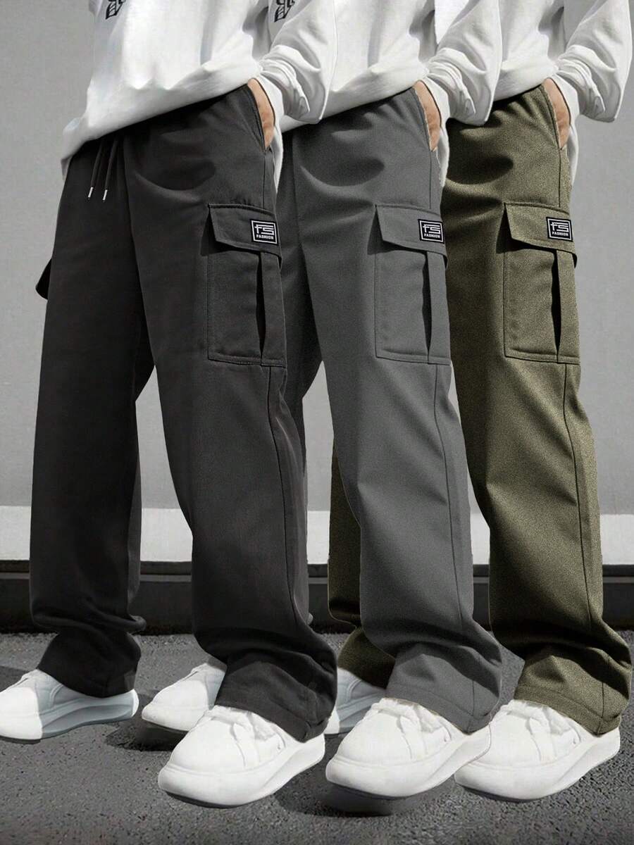 1PC Men's Sports Work Pants, Suitable For Outdoor Travel, Multi Pocket University Style Work Pants, Gifts For Boyfriends And Husbands, Fall