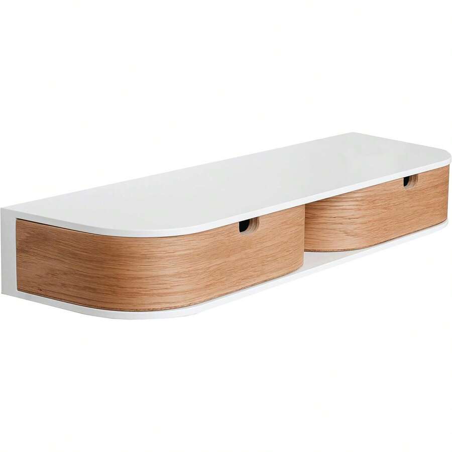 Desktop Storage Racks - Black/Oak - View 1