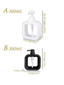 Soap Dispenser 300/500ML Hotel Bathroom Shower Gel Shampoo Refill Bottle Soap Liquid Empty Bottle Soap Dispenser Bathroom, Bathroom Brush, Dispensing Bottle, Bathroom Storage Tank, Detergent Container, Dishwashing Liquid, Hand Soap Spray, Body Wash, Portable Accessories Storage