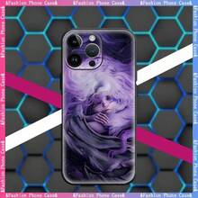Étui de téléphone Terre Arbre Ombre E-Elden Ringe en acrylique doux compatible avec iPhone 17 Air, 16 E, 15, 14, 13, 12, 11 Plus, Mini, Pro, Max. Étui compatible avec iPhone 17 Pro Max, 17 Pro, 17, 16 Pro Max - Noir3 - Voir 12