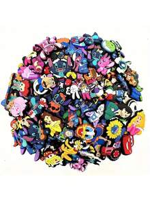 55 sztuk akcesoriów do butów, urocze Myszki Miki, Buzz , zawieszki do butów do haftowania, ozdoby DIY do butów, idealne do ozdabiania akcesoriów do włosów, telefonów, toreb, butów, plecaków, nadają się na prezenty urodzinowe, upominki na przyjęcia, prezenty świąteczne - Wielokolorowe - Zobacz 5