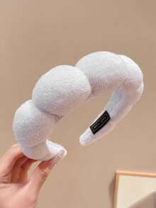 1 件深蓝色头带、化妆面部头带、清洁头带、头巾头带、柔软头带、适合女士和女孩、时尚配饰、精美礼物、护肤头带、美容、护肤产品、水疗、自我护理、护肤工具、面部护理、美容师用品、皮肤、洗面奶、面部 - 彩色 - 查看 10