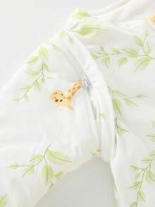 Infant Baby Cozy Comfort Sleep Sack For Four Seasons Thin Quilting Cotton Sleeping Bag Detachable Sleeve Cute Cartoon Printed Bedding Sleepwear 3-24M - Multicolor - View 9