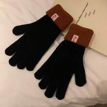 Warm Gloves, Colorful Knitted Touchscreen Gloves For Women, Autumn/Winter, Warm And Windproof