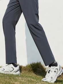 CAMEL CROWN Men's Sports Trousers Summer Breathable Cool Quick-Drying Fitness Running Wide-Leg Loose Straight Pants - Castle Gray - View 3