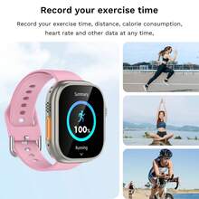 1.83" Full Touch Screen Multifunctional Outdoor Sports Smart Watch, Supports Wireless Calling & Messaging, Music Playback, Fitness Tracker, Gift For Women & Men, Birthday Gift