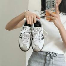 Adidas VL COURT BASE 2026 New Casual Sneakers, Low-Top Skateboard Shoes, Unisex Couple Shoes ID3711 - White - View 1