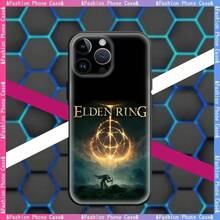 Custodia per telefono con motivo Albero della Terra E-Elden Ringe, in acrilico morbido, compatibile con 17 Air, 16 E, 15, 14, 13, 12, 11 Plus, Mini, Pro, Max, compatibile anche con 17 Pro Max, 17 Pro, 17 - Nero10 - Visualizzare 13