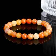 1pc 6/8/10mm Natural Stone Beaded Bracelet, Bohemian Style Tiger Eye/Amethyst/Agate Healing Stone Bracelet, Layerable Colorful Handmade Jewelry For Women - Multicolor - View 203