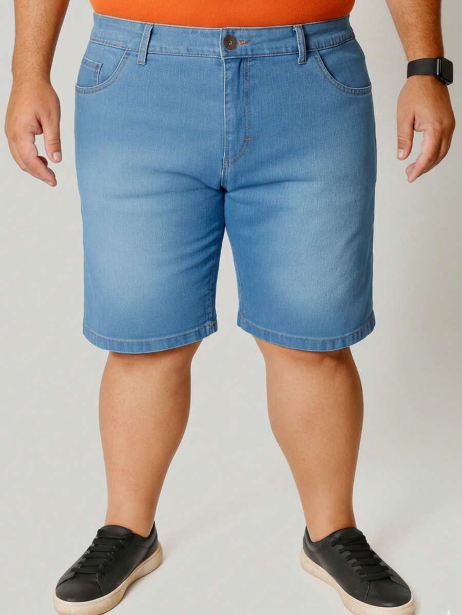 Men's Bermuda Jeans Shorts Elastane Cheap Promotion Direct From The Factory 36 To 56