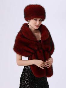 Women's Shawls And Wraps For Evening Dresses Shawl Wrap Winter Shawl For Women Warm Scarf Fashion Scarves Accessories Women - A - View 5