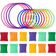 LEMESO Kit de Juegos de Lanzamiento Sacos de  + 12 Juguetes Anillo Lanzamiento círculo - 1 - Ver 8