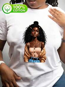 Camisetas de poder de talla grande: mangas cortas inspiradas en streetwear hasta 5XL - Existencias limitadas - blanco - Ver 1