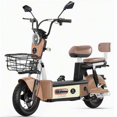 Bicicleta eléctrica para adultos - Motor de 500W - Batería de 48V 20AH - Autonomía 60-70km - Velocidad máxima 40KM - Biplaza con suspensión - 3 velocidades - Neumáticos todo terreno - Luces LED, envío por dos mensajerías, algunos deben ser ensamblados por usted mismo, se proporcionan videos de instalación.