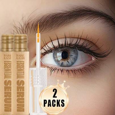 2pcs Luxurious Eyelash & Brow Serum Set, Eyebrow Nourishing Serum - Deeply Moisturizes, Strengthens, And Conditions For Thicker, Fuller Lashes And Brows - Natural Ingredients, Gentle, Cruelty-Free, And Non-Irritating Essential Essence,Women's Essential Mascara,Essential For Work Dating,Halloween Gift.