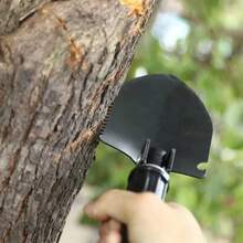 Folding Military Shovel Survival Spade Emergency Garden Camping Outdoor Tool - Black - View 2