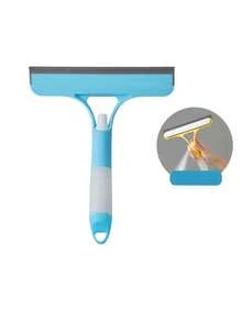 Dụng cụ vệ sinh kính đa năng 3 trong 1 có vòi phun, nhựa Polypropylene (PP), dùng cho phòng tắm, nhà bếp, phòng khách, phòng ngủ, nhà vệ sinh - Dụng cụ cạo gương và cửa sổ hiệu quả - Nhiều màu - Xem 15