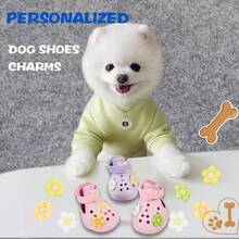 Dog Shoes Hot Pavement, Waterproof Dog Shoes Small Medium Dogs, Breathable Non - Slip Dog Boots Paw Protectors With Rubber Soles, Dog Booties Beach And Snow Pink, Large - 粉紅色+大號 - 查看 7