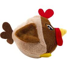 Outward Hound Fattiez Pig Plush Squeaky Dog Toy, Small - Fattiez Chicken - 查看 8