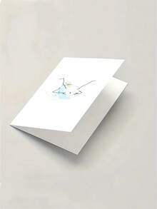 1pc Humorous Rude Snowman Christmas Cards With Envelopes - Playful Snowman Design, Festive Holiday Greetings For Family, Friends & Colleagues - Multicolor - View 6
