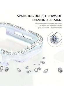 S10/S9 Double Row Rhinestone Protective Case