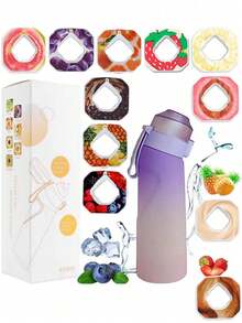1 件 650ml 空气瓶 Tritan 水瓶香味荚空气香味 0 糖水果味 Up Tritan 塑料水饮料瓶带香味喝更多水（一个水瓶配随机口味香味环） - 彩色 - 查看 13