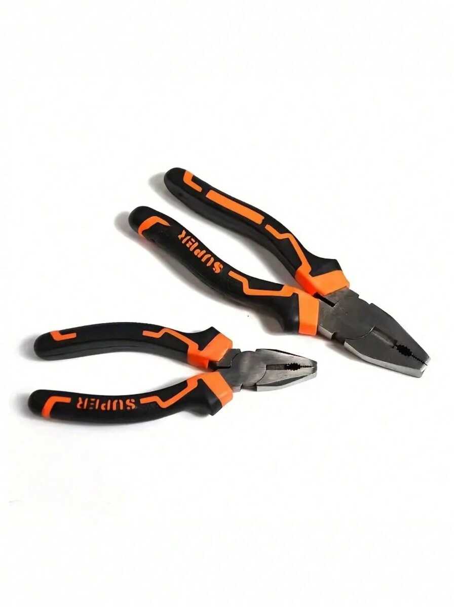 1pc 8 Inch Carbon Steel Wire Cutter - Multipurpose Wire Cutter, Electrician Wire Cutter Pliers For Electricians Craftsmen Mechanical Maintenance, Garden Shears