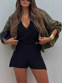 Dirty Martini Green Suede Bomber Jackets Women Long Sleeve Zipper Oversized Jackets Fashion 2026 Spring Casual Streetwear Outwears Valentine's Day