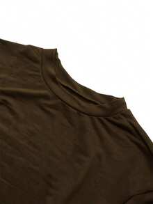 Bộ đồ ngoài trời 2 mảnh, màu trơn, có mũ trùm đầu, thanh lịch, gợi cảm, thoáng khí, thoải mái, thích hợp cho dạ hội, tiệc tùng, du lịch, tụ họp mùa xuân. - màu nâu - Xem 7