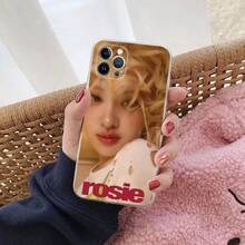 Funda de teléfono KPOP Rosie APT compatible con  16 15 14 11 12 13 Mini Pro XS Max, funda 6 7 8 Plus X, compatible con funda de  17, funda de  17 Pro, funda de  17 Pro Max - z5 - Ver 9