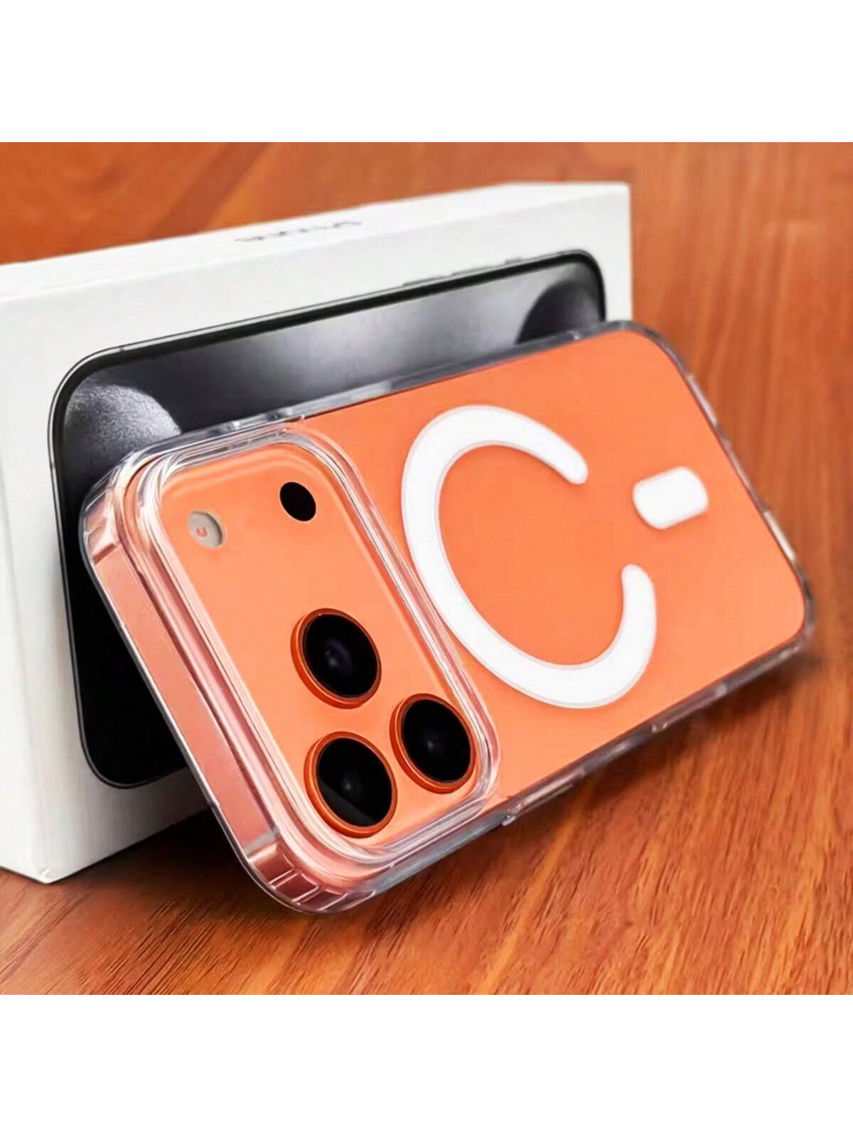 Hadaasi 1 قطعة حالة هاتف شفافة مغناطيسية أكريليك أ...