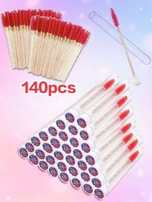 Waloshow 50pcs/Set Reusable Eyelash Brush With Tube, Spiral Eyelash Comb With Container, Disposable Eyebrow Brush Wholesale - Multicolor - View 23