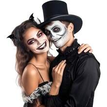 HPMAISON Set 3 Halloween Wing Headband And Dragon Wings Hair Clips Set Horror Devil Goth Ear Hairpins