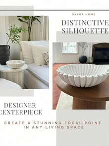 1个树脂石英石材质装饰碗，现代经典折叠创意艺术树脂托盘装饰配件，莲花形凹面储物碟，如同优雅的管家，展开莲花般的花瓣，可盛放各种小物件。 - 彩色 - 查看 14