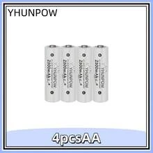 YHUNPOW - Rechargeable Ni-MH Batteries, 1.2V, AA 2500mAh/AAA 950mAh Options, Suitable For Remote Controls, Toy Cars, Game Controllers, And More - AA - View 21