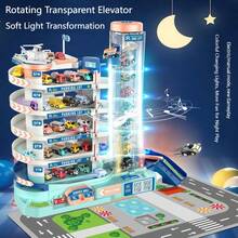 1pc 2025 New Parking Garage Puzzle Car Adventure Track Playset - Birthday Gift, Holiday Gift, Perfect Gift For Boys & Girls - Multicolor - View 10
