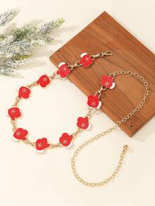 1pc Christmas Gift Thumb Coin Belt, Fashionable Niche Design Waist Chain, Suitable For Women's Christmas Outfit, Party Outfit Matching, Evening Party, Christmas Gift, Women's Autumn/Winter Jewelry, Women's Accessories, Autumn