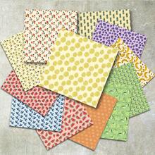 36 Sheets 6inch Fresh Fruit Theme Scrapbooking Paper, Suitable For Bullet Journals, Collages, Greeting Cards, Photo Albums And Crafts - Multicolor - View 6