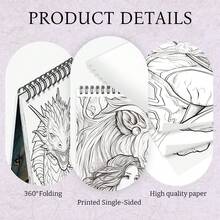 5pcs Adult & Teen Coloring Book Set - Princess, Zen & Portrait Themes - Hardcover Spiral Bound & Saddle Stitched - Perfect Gift For Birthday, New Year, Halloween, Christmas, Valentine's Day, Ramadan - Multiple Formats To Entertain And Inspire Creativity