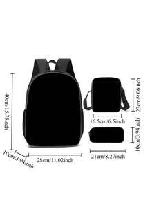 Elementary School Student Cartoon Backpack, Shoulder Bag, Pencil Case