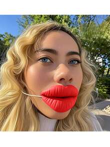 1pc Pink Sexy Lips Prop, Funny Sausage Mouth, Adult Party Gag Gift, Creative Surprise Gift For Party, Birthday, Christmas, Halloween Costume Party - Multicolor - View 6