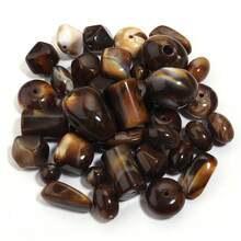 高品质亚克力光环染色云朵珠，串珠，散珠，DIY耳环，手链，项链，饰品 - 彩色 - 查看 14