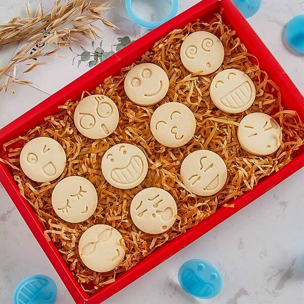 13 قالب قطع بسكويت مضحك وإبداعي، قوالب بشكل دائري كرتوني لتزيين الزنجبيل DIY، أختام بلاستيكية مزخرفة، 12 ختم + 1 قالب دائري، للخبز الممتع وتزيين الكيك والحلويات والشوكولاتة والزنجبيل والمعجنات، مناسبة لعيد الميلاد والعيد الفصحي وخبز DIY مع الأطفال وحفلات عيد الحب وعيد الأم والمناسبات العطلات